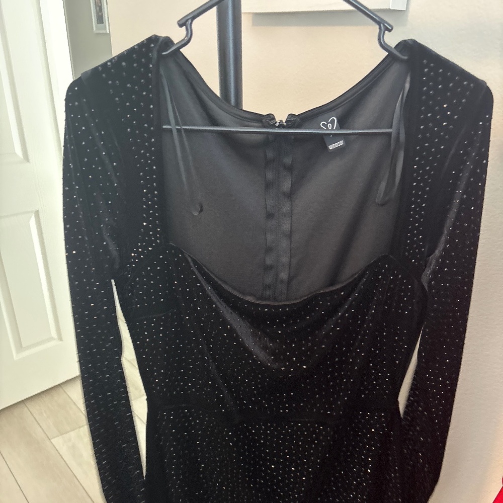 Black Midi Going Out Dress